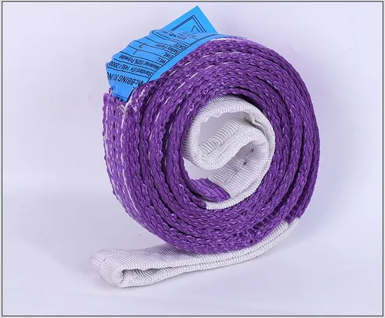 EN1492-1 Flat Polyester Webbing Sling for Heavy Lifting